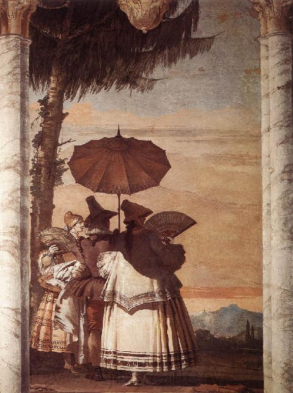 TIEPOLO, Giovanni Domenico Summer Stroll r Spain oil painting art